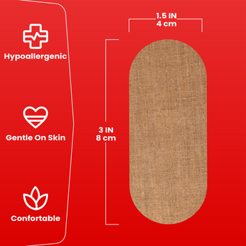 Tan cotton Mouth Tape